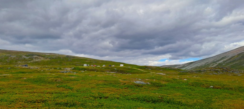 Ylängössä oli epävakainen sää.